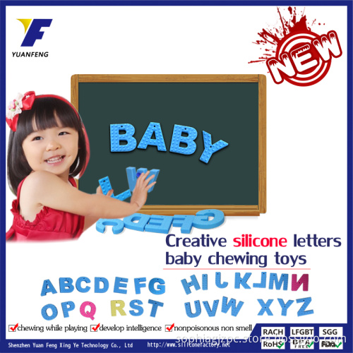 Educational Silicone Letter Baby Puzzle Toy Funny Baby Toys for Sale